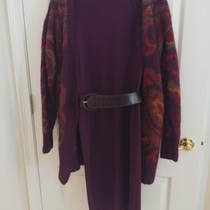 Michelle Stuart Collections - wool dress & sweater